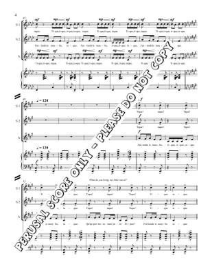 J\'entends le moulin - Folk Song/Snelgrove - SSA
