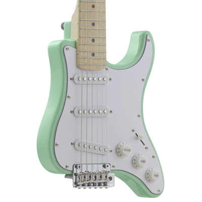Travelcaster Deluxe Travel Guitar - Surf Green