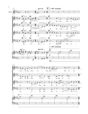 Mother Whale Lullaby - Winter/Nickel - SATB