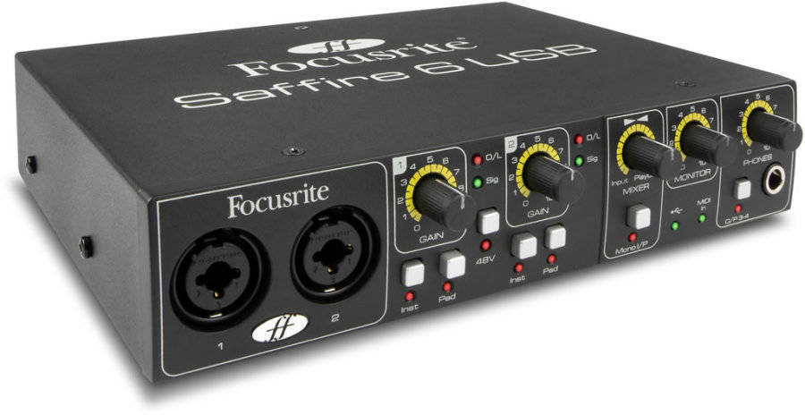 Saffire 6 - 2 In/4 Out USB Audio Interface