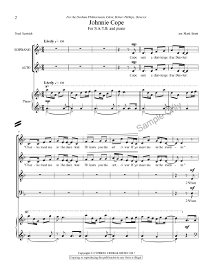 Johnnie Cope - Scottish/Sirett - SATB