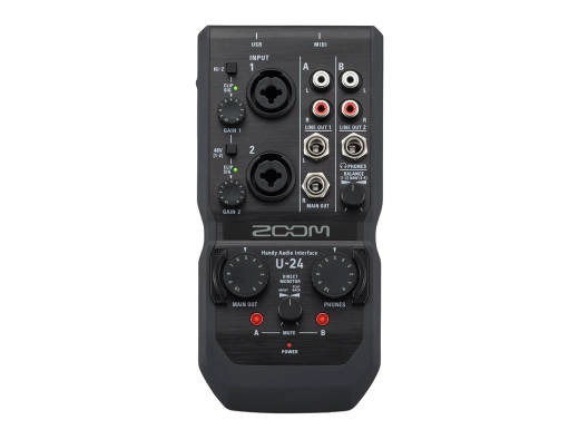 Zoom - U-24 Compact 2-In/4-Out Audio Interface