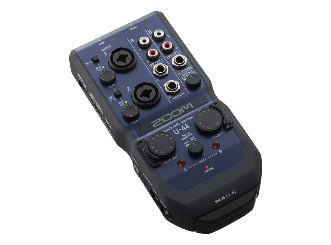U-44 Compact 4-In/4-Out Audio Interface