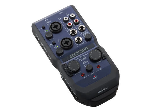 Zoom - U-44 Compact 4-In/4-Out Audio Interface