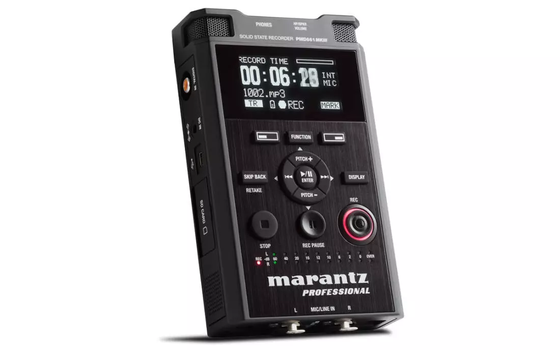 PMD-661 MkIII Professional Portable Audio Recorder w/Encryption