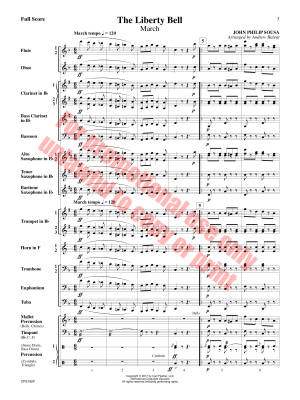 Liberty Bell (March)  - Sousa/Balent - Concert Band - Gr. 3