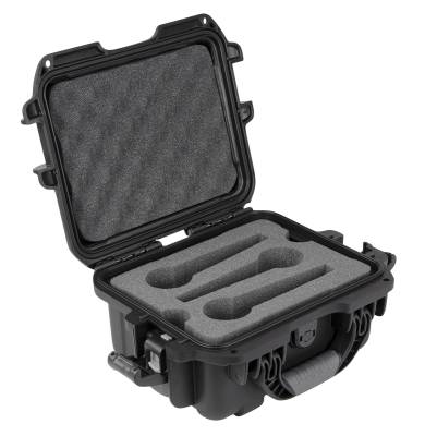 Gator - Waterproof Wired Microphone Case for 6 Mics