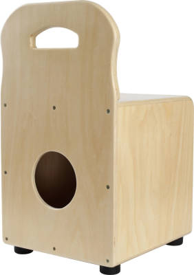 Basswood Kid\'s Cajon with EasyGo Backrest - Blue Front Board