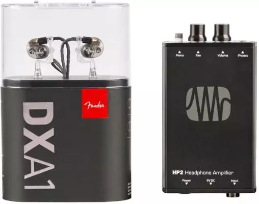 Ensemble MXA1 - Moniteurs intra-auriculaires DXA1 + amplificateur Presonus HP2