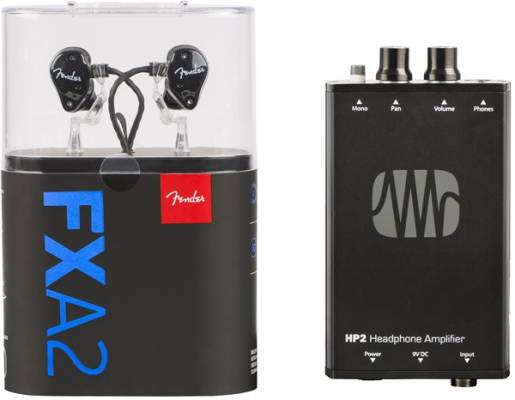 MXA2 Bundle - FXA2 In-ear Monitors + Presonus HP2 Amplifier