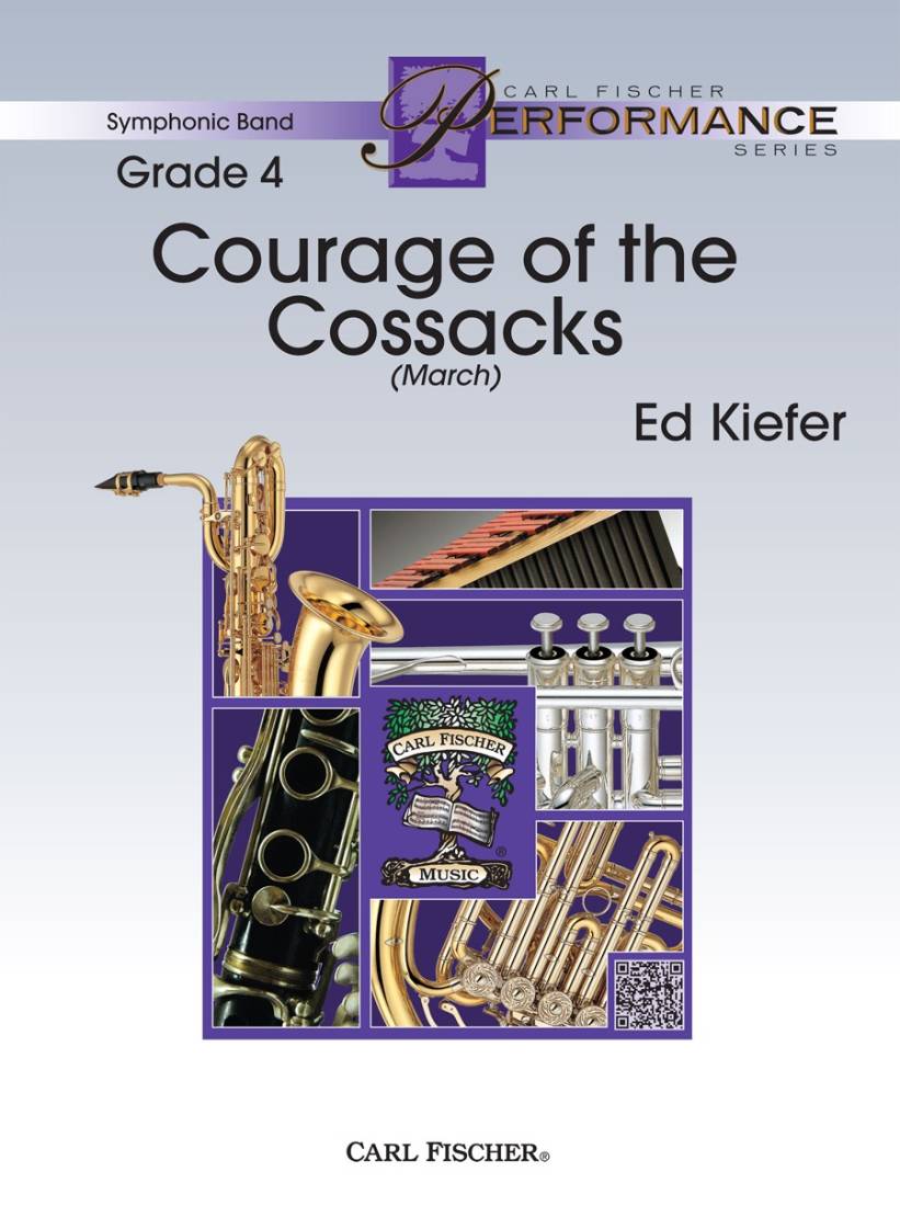 Courage of the Cossacks (March) - Kiefer - Concert Band - Gr. 4