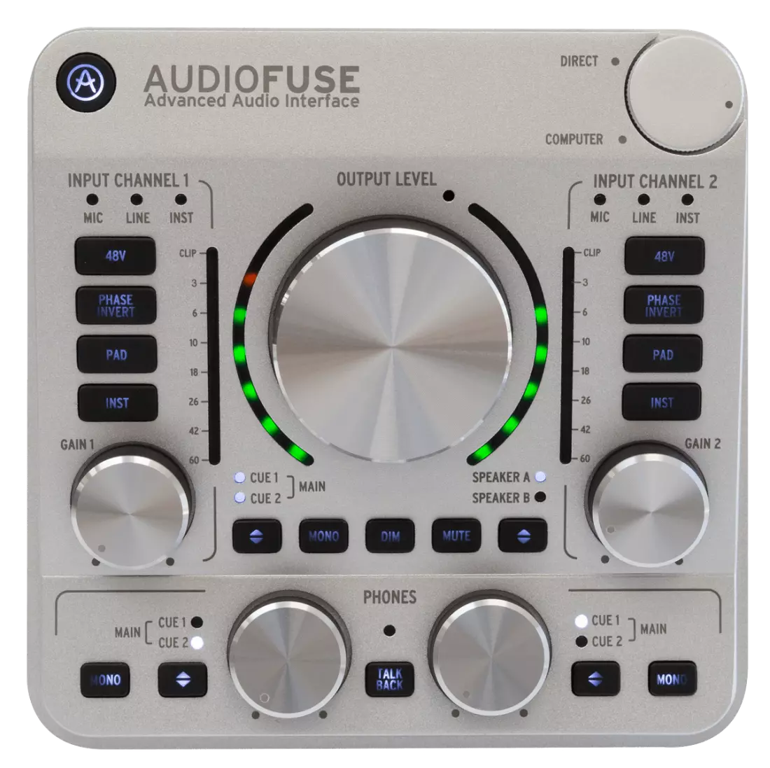 AudioFuse 14x14 I/O Audio Interface - Classic Silver