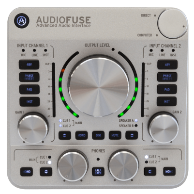 Arturia - Interface audio AudioFuse 14x14 E/S - Argent classique
