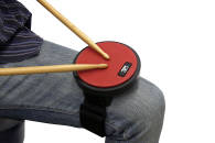 Granite Percussion - 6-Inch Rubberized Practice Pad w/Knee Strap