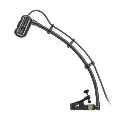 Audio-Technica - ATM350UL Cardioid Condenser Instrument Microphone w/ Universal Clip-on Mounting System and 9 Gooseneck
