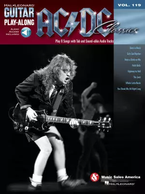 AC/DC Classics: Guitar Play-Along Volume 119 - Guitar TAB - Book/Audio Online