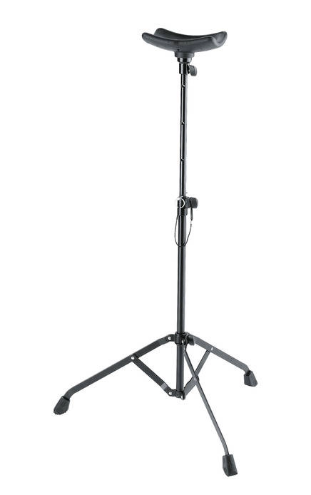 Upright Tuba Performer Stand - Black