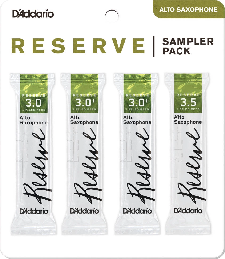 Reserve Alto Saxophone Sampler 4 Pack - 3/3.0+/3.5