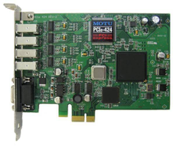 motu pci-424 認識確認済み】MOTU PCIe-424 オーディオI/F用カード 中古品