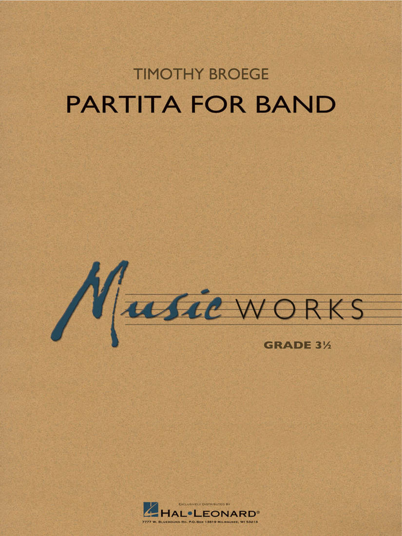 Partita for Band - Borege - Concert Band - Gr. 3.5
