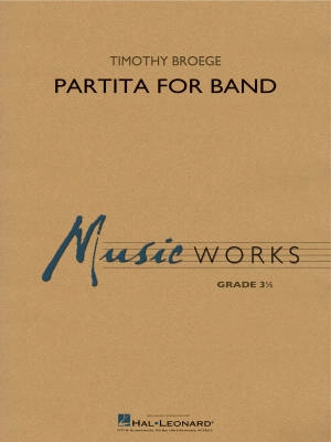 Hal Leonard - Partita for Band - Borege - Concert Band - Gr. 3.5