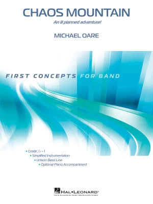 Hal Leonard - Chaos Mountain - Oare - Concert Band - Gr. 1