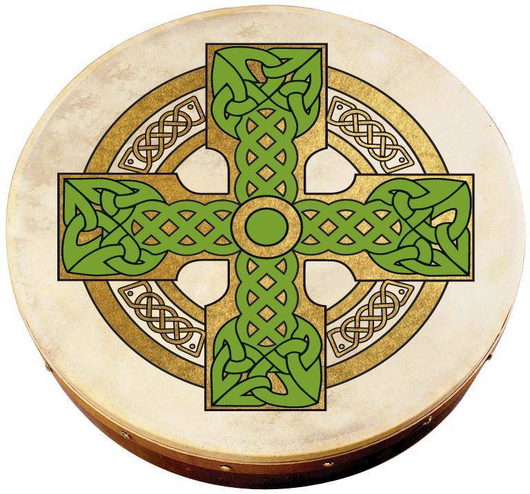 12\'\' Celtic Cross Bodhran