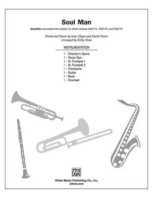 Soul Man - Hayes/Porter/Shaw - SoundPax Instrumental Parts