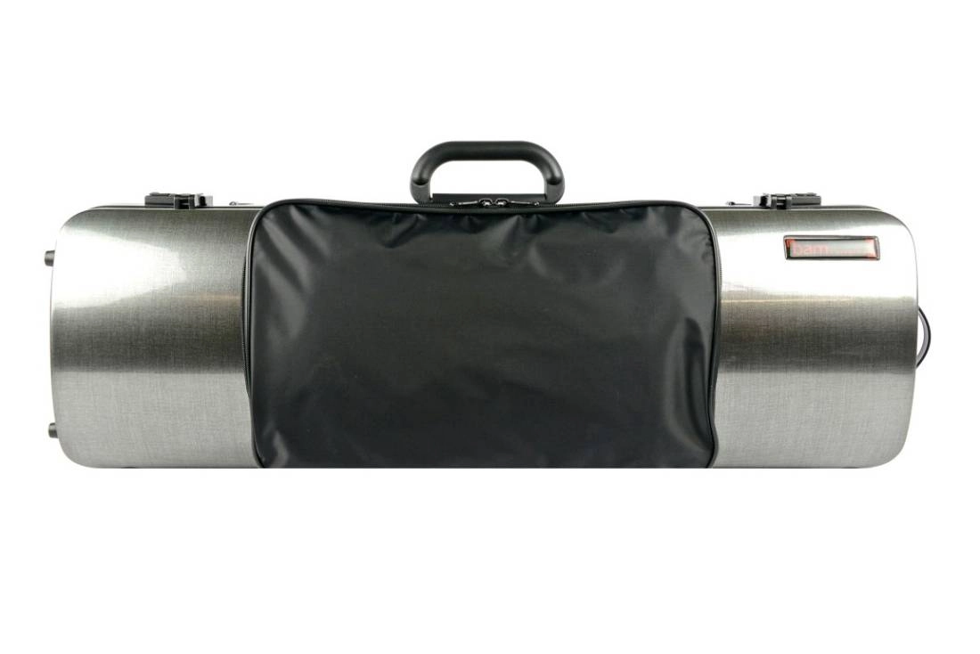 Hightech Oblong 4/4 Violin Case w/Pocket - Tweed