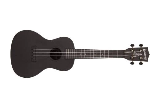 Waterman Composite Concert Ukulele - Matte Black