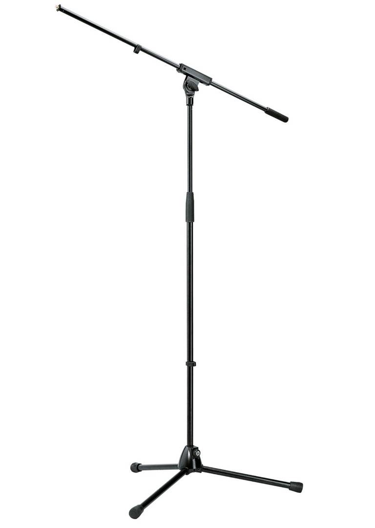 Microphone Stand w/Boom - Black