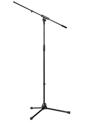 K & M Stands - Microphone Stand w/Boom - Black
