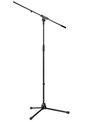 K & M Stands - Microphone Stand w/Boom - Black