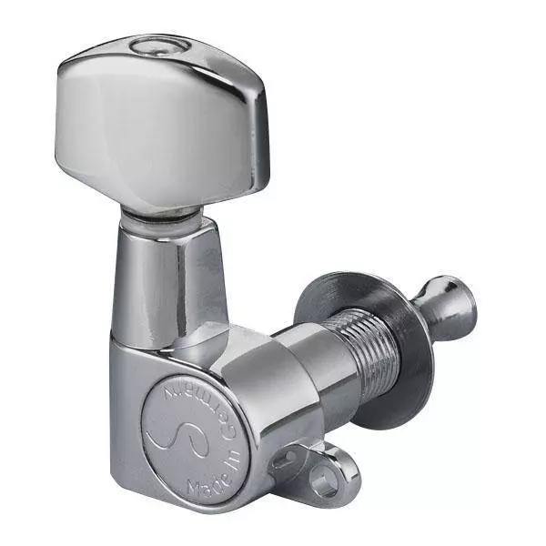 M6 Mini Guitar Tuner - Chrome, 6 Left