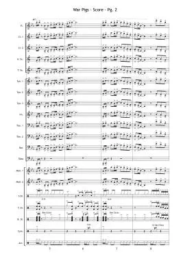 War Pigs - Iommi /Osbourne /Ward /Butler /Henning - Marching Band - Gr. 2