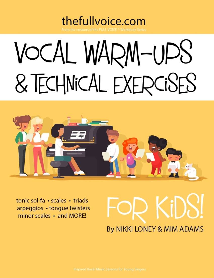 Vocal Warm-Ups & Technical Exercises for Kids! (Activity Boards) - Loney/Adams - Voice