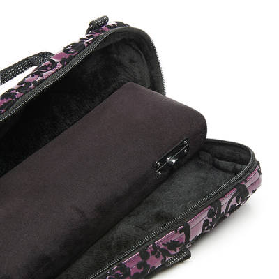 Flute Case Cover - Purple Lace