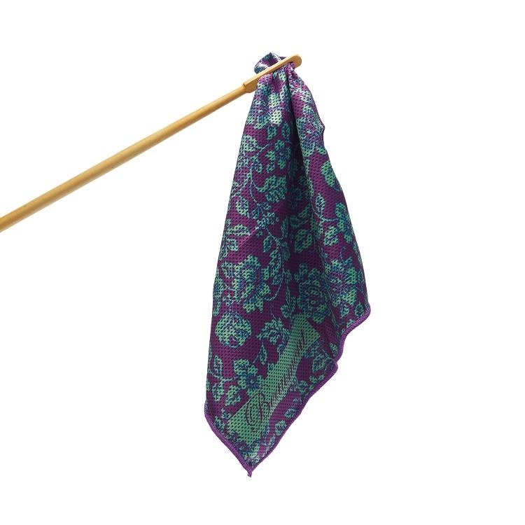 Bamboo Flute Swab, 25 x 25 cm - Violet Lace