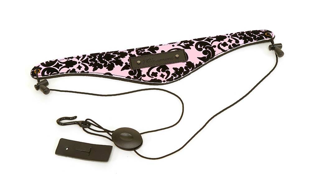Clarinet/Oboe Neck Strap - Pink Lace