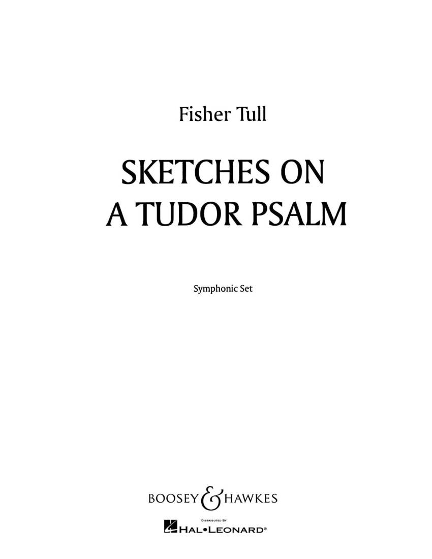 Sketches on a Tudor Psalm - Tull - Concert Band - Gr. 2