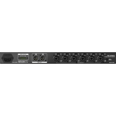 DN-306XA Professional 6-Channel Mixer with Single-Channel 120W Power Amplifier