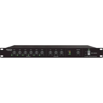 DN-306XA Professional 6-Channel Mixer with Single-Channel 120W Power Amplifier