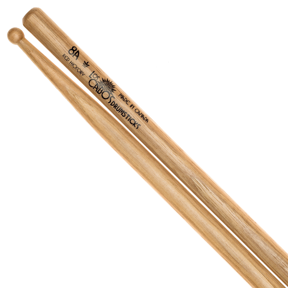 8A Red Hickory Drumsticks
