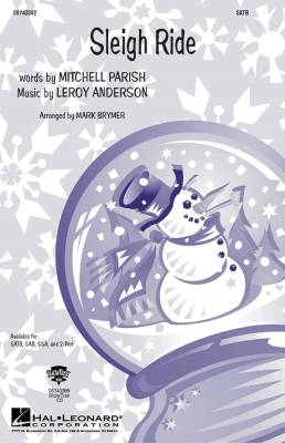 Hal Leonard - Sleigh Ride - Paris/Anderson/Brymer - SATB