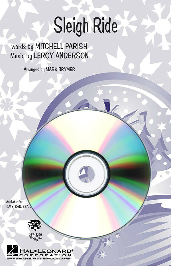 Sleigh Ride - Paris/Anderson/Brymer - ShowTrax CD