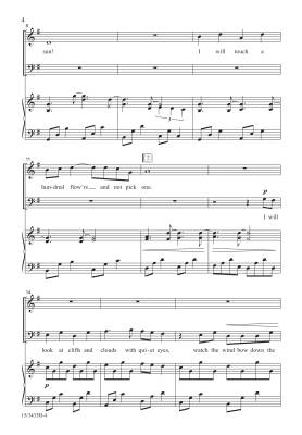 Afternoon on a Hill - Millay/Gray - SATB