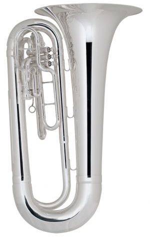 1151SP Professional Marching Tuba Outfit - Silver Plated