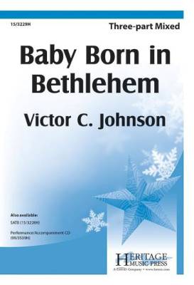 Heritage Music Press - Baby Born In Bethlehem - Johnson - 3pt Mixed