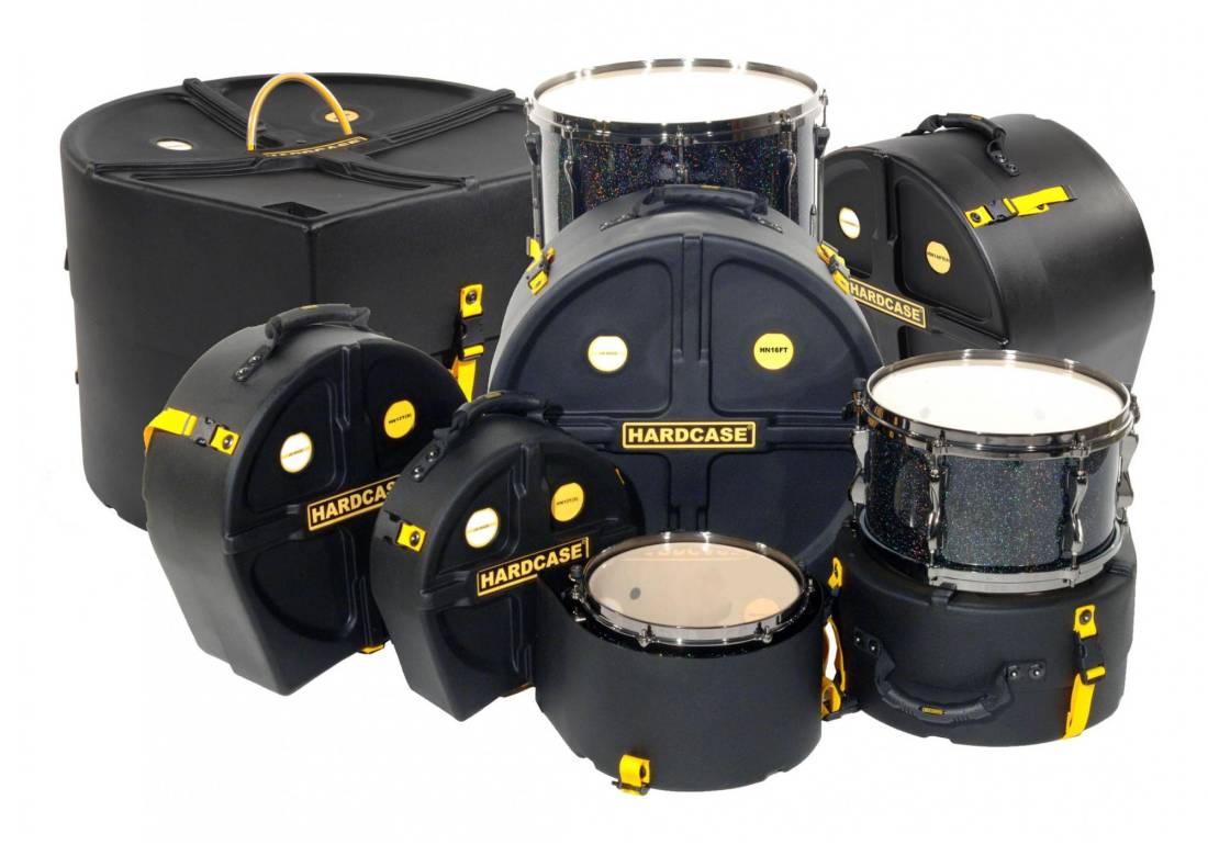 Drum Case Set for Rock Fusion Kits, 22/10/12/14/16/SD