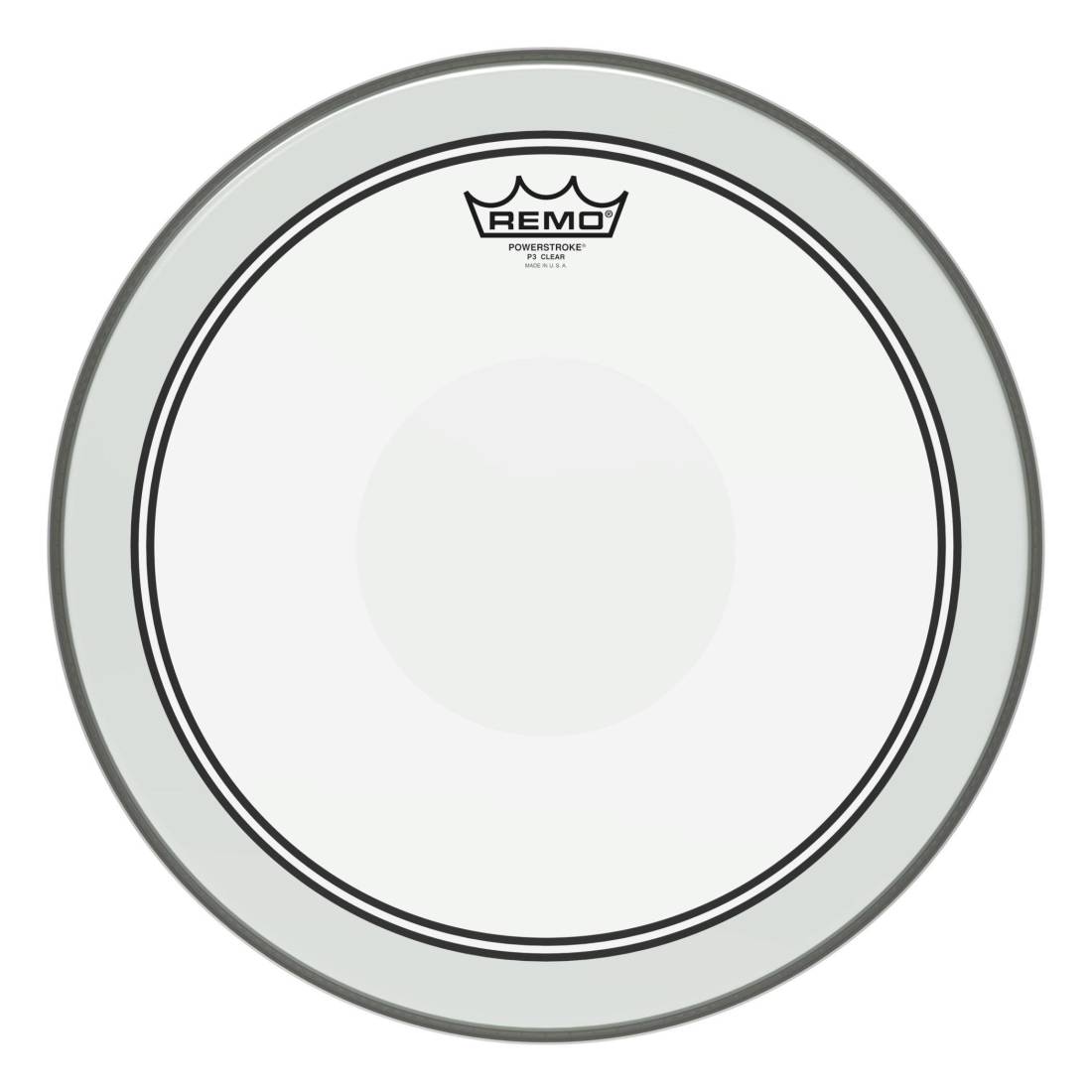 Powerstroke P3 Clear Drumhead - Top Clear Dot, 15\'\'